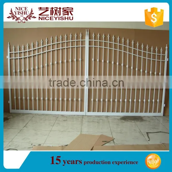 Ornamental Elegant Lowes Wrought Iron Security Doors, Designer Stainless Steel Gate Design, Modern House Gate Designs photo-6