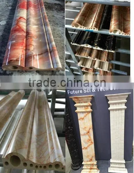 PVC WPC Artificial Marble Decoration Sheet Board Panel Extrusion Extruder Extruding Machine photo-3