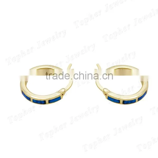 Wholesale 14k Gold Opal Fashion Earrings 2016 New Design K5 Opal Earrings photo-2