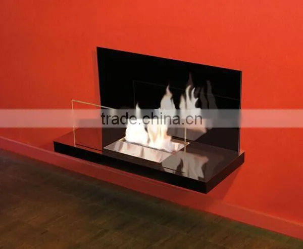 90 Degree Bent Good Quality Stainless Steel Bio Ethanol Wall Fireplace Real Fire photo-4