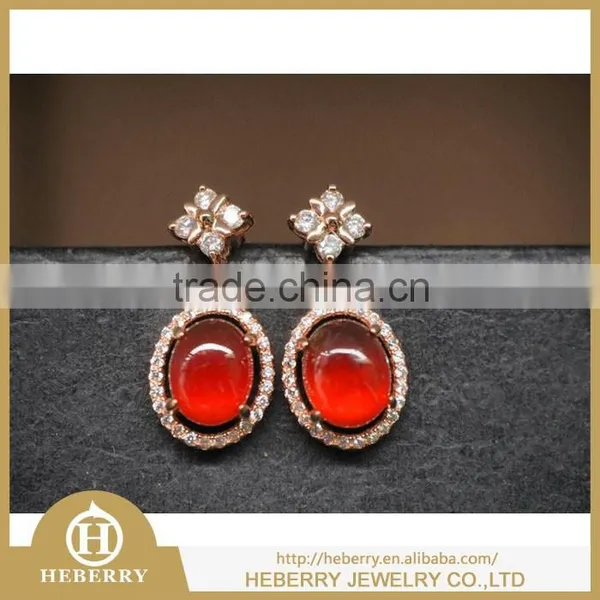 Silver Earrings With Gemstones Best Gifts to Girlfriend photo-2