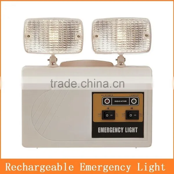 Battery Backup Emergency Twin Spot Light MODEL 6612