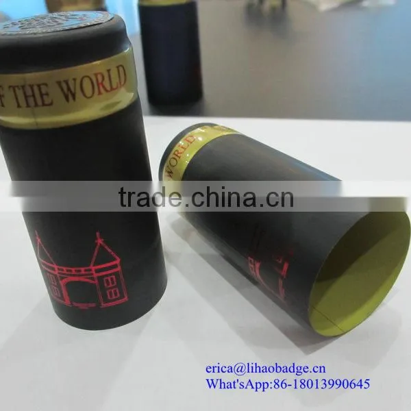 PVC Shrink Cap Seals for Juice Bottle Neck Wrapping photo-4