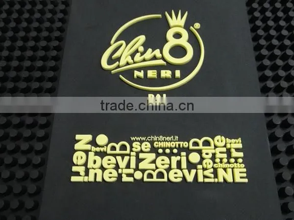 Eco-friendly Custom Pvc Soft Beer Printed Bar Mat photo-3