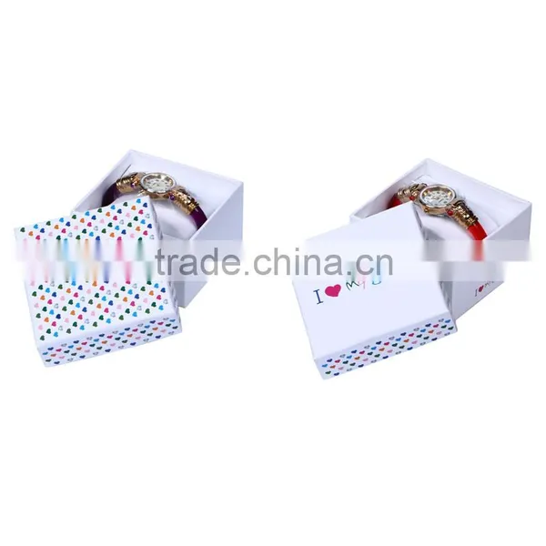 Hot Sale Watch Paper Box With Love Printed Pattern
