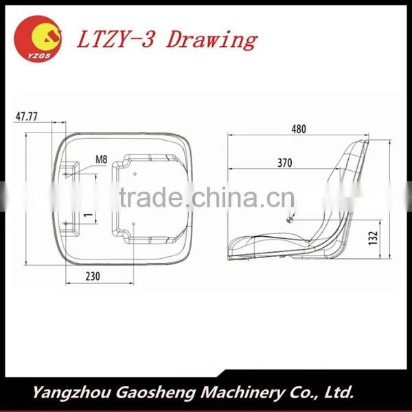 China Made New Design Agriculture Tractor Seat/LTZY-3 photo-2