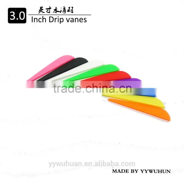 2.5inch Drop Arrow Vane, Fletching for Carbon Plastic Arrow Vanes photo-3
