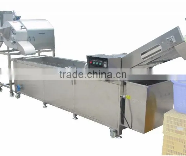 High Efficiency Potato Carrot Dicing and Washing Processing Line photo-2