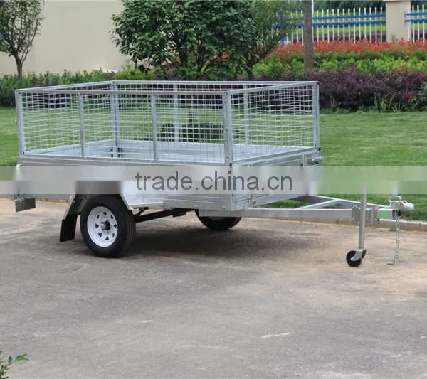High Quanlity 7x5ft Galvanised Caged Box Trailer photo-2