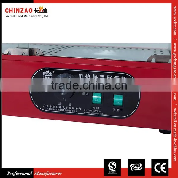 Electric Counter Top Glass Food Warmer Display Showcase Fast Food Resturant Equipment photo-6