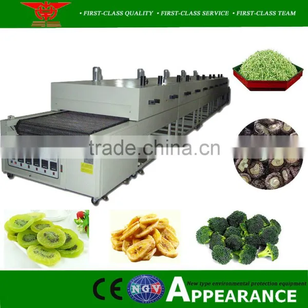 2017 Latest and Cleaning Hot Air Continuous Mesh Belt Fruit and Vegetable Dryer