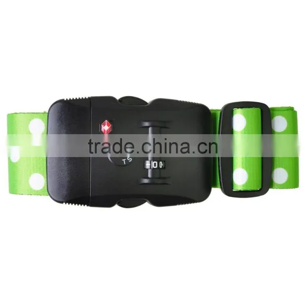 2017 Best Selling 2m 3-Dial Luggage Cases Safe Belt/strap With TSA Lock photo-4