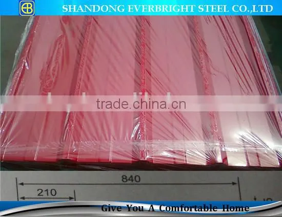 Top Quality Color Coated Corrugated Steel Roofing Tile photo-6