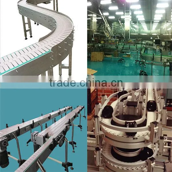 Professional POM Plastic Chain Scraper Conveyor for Boxes/cups/bottles photo-6