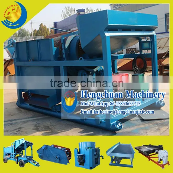 China New Product for 2016 Skid Type 10 Tons Per Hour Small Gold Trommel/Trommel Screener for Sale photo-3