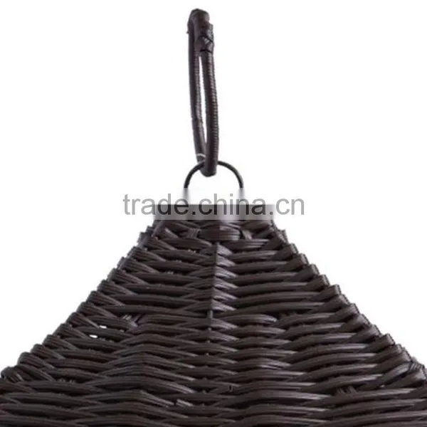 New Resin Wicker Woven Mini Hanging Style Cheap Wholesale Bird Houses photo-4