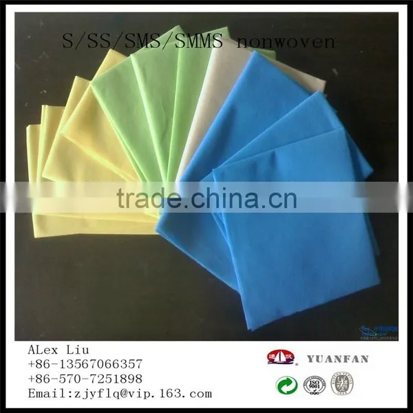 Cheap Colorful TNT Non-woven Bed Sheets photo-6