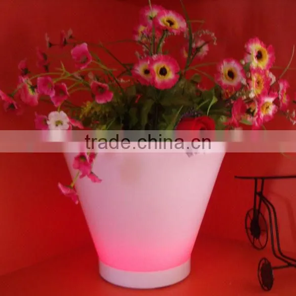 New Products 2015 Innovative Product for Homes Led Planter Plastic Tube Flower Vase Mold photo-3