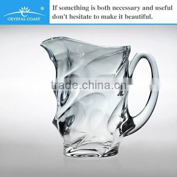 7PCS Cheap Beer Glass Jug;glass Water Jug Set; Water Jug With Said Handle photo-2