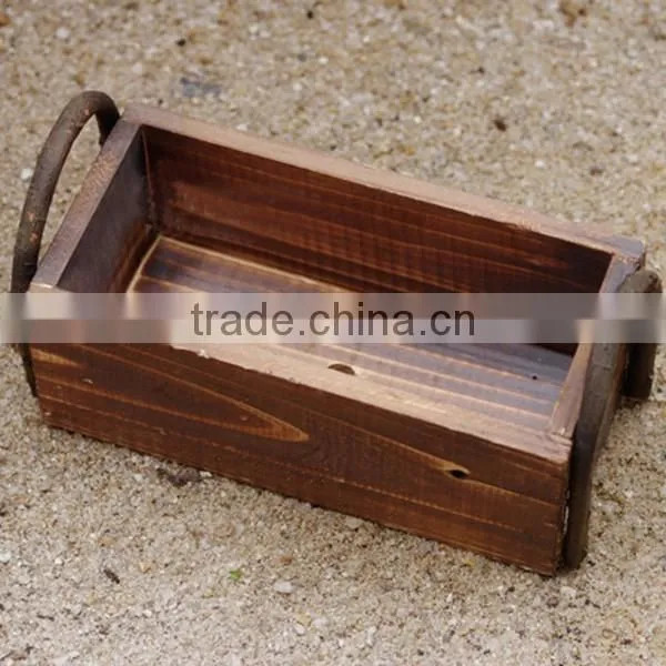 2016 Special Design Rectangular Indoor Wooden Planters photo-3