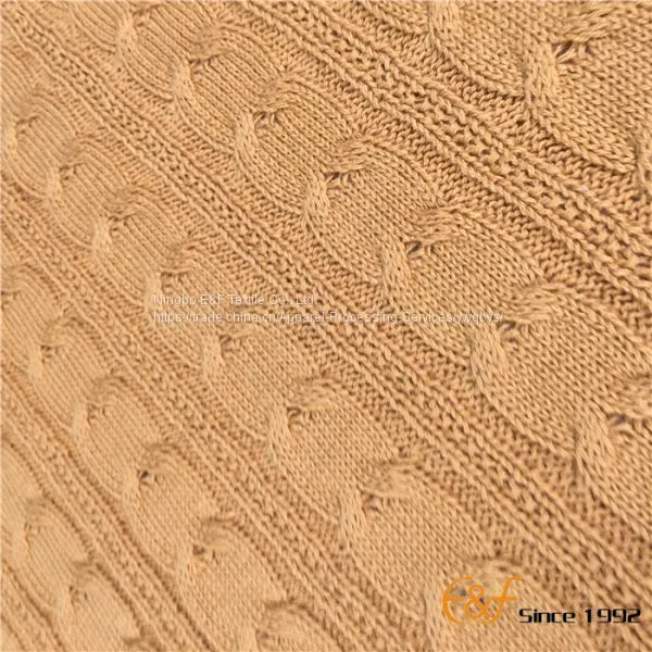 High Quality Cotton Sherpa Composite Knitted Winter Blanket photo-4