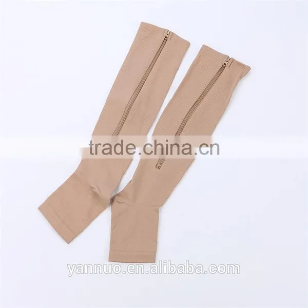 Sports Compression Socks Medical, Copper Style, Solid Color photo-2