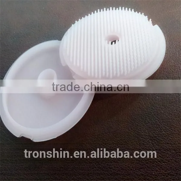 Soft Food Grade Light Pink Silicone Face Cleaning and Clearing Brush photo-5