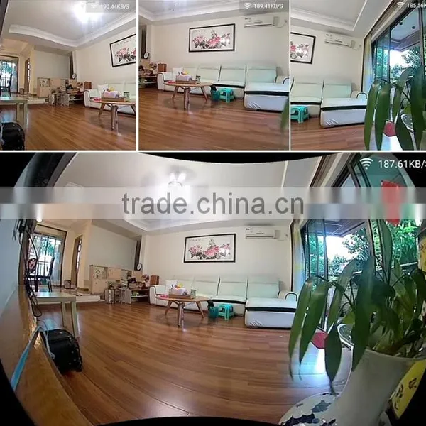 Panoramic Full View 180 Degree Electric Pan-Tilt New VR IP Wifi Camera, New Fisheye VR CCTV Camera For Sale photo-4