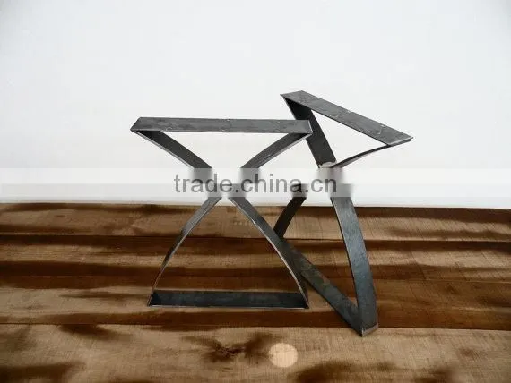 New Style 28 Inch Black Powder Coated Iron Display Table Leg photo-5