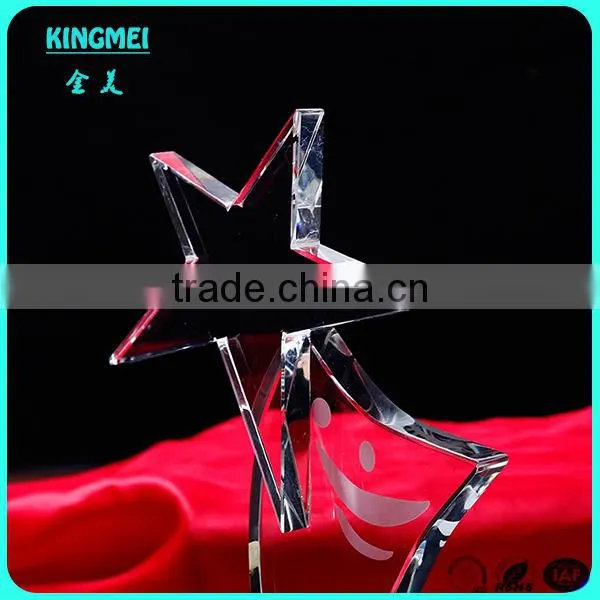 KM-ZP101 Custom Crystal Trophy k9 Crystal Trophy Parts Coloured Glaze Eagle Cup photo-6
