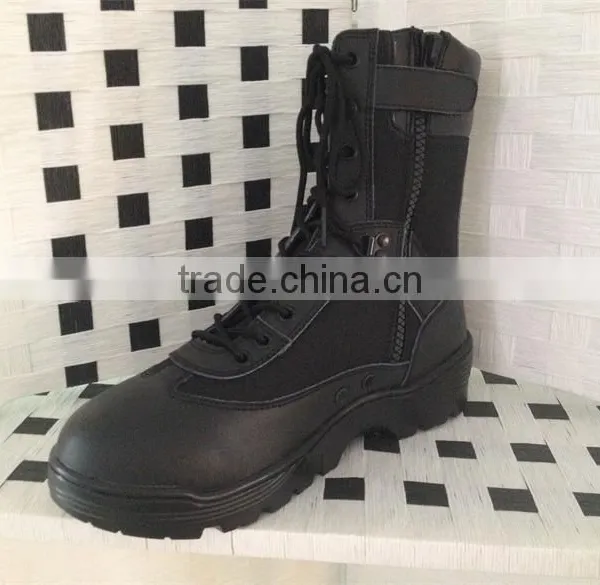 Hot Sale Leather Army Boot for Saudi Arabia photo-3