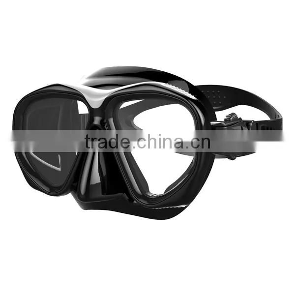 Silicone CustomizableTempered Glass Free Diving Mask(MK-200) photo-2