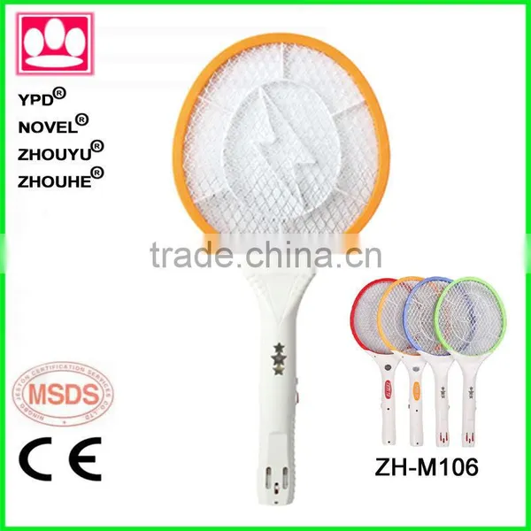 Hot Sale Rehcargebale Mosquito Swatter ZHOUYU Electric Mosquito Killer With Light photo-6