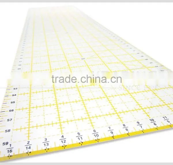 Kearing High Qualiity Metric Acrylic ( 60 * 16 cm ) Patchwork Ruler Sewing & Quilting Plastic Ruler # KPR6016 photo-3