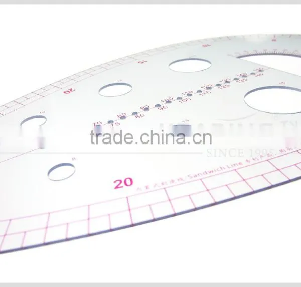 Pattern Curve Rulers for Sewing Drawing Water Droplets Shapped #6460 photo-5