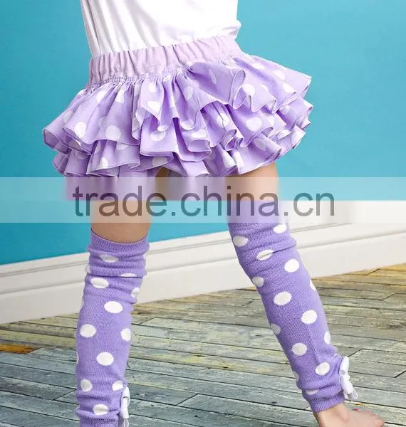 Wholesale Christmas Baby Clothing Set Red Bloomer Skirt White Bubble Leggings photo-4