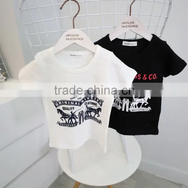 Factory Direct Wholesale Children Clothing Cartoon Boy All-match T-shirt Printing Casual Cotton T-shirt photo-2