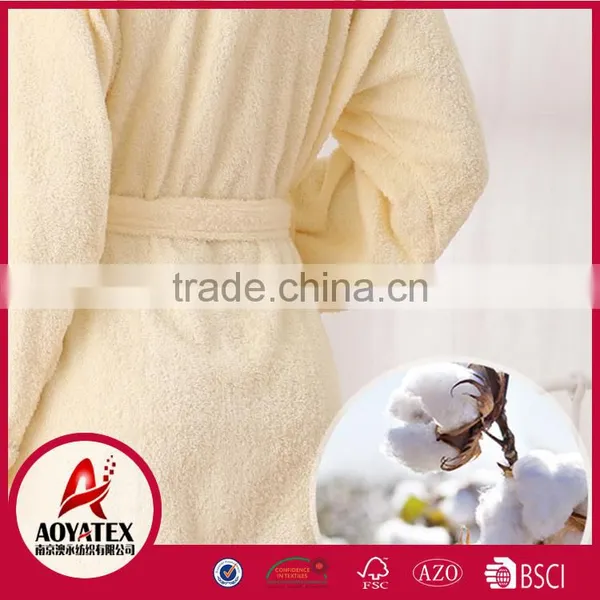 Wholesale High Quality 100% Cotton Women Hotel Bathrobe photo-4