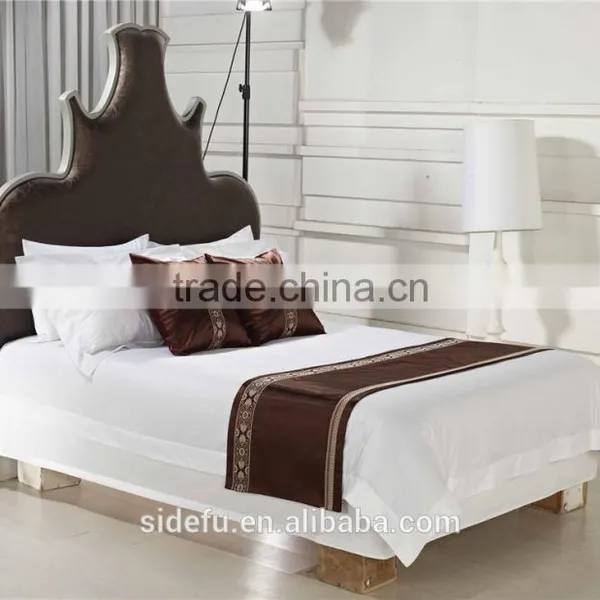 Luxury Cheap Hotel 100% Cotton Sateen Bed Linen photo-3