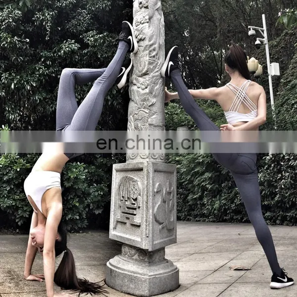 OEM Custom Polyester Active Wear Yoga Pants For Women photo-4