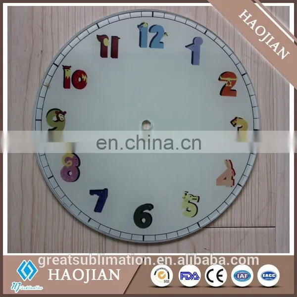 Cheap Sublimation Blank Glass Clock With Coating photo-5