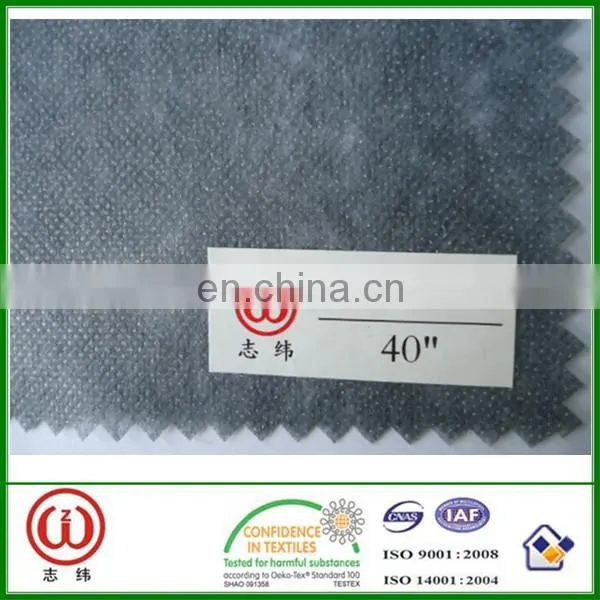 Best Quality Glue Charcoal Nylon Interlining With Silicon Oil for Soft PVC photo-6