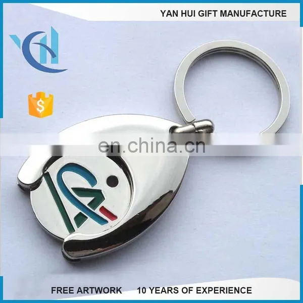 High Quality Custom Metal Iron/brass Shopping Trolley Coin