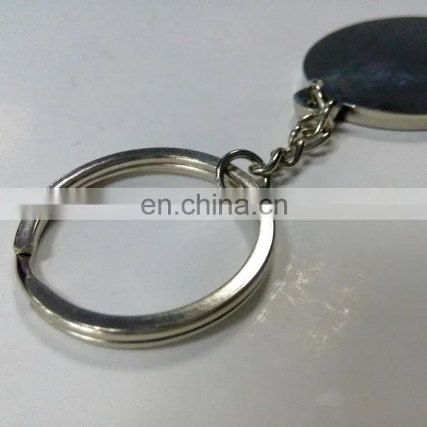 Zinc Alloy Casting Shiny Silver Plated Key Chain Customized Membership Key Chain With Specific Logo photo-5