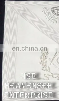 MASONIC REGALIA MASTER MASON APRON WHITE photo-4