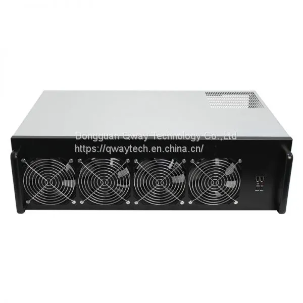 Q-408 8GPU Miner Mining Machine System 8 GPU ETH 224-240Mh/s
