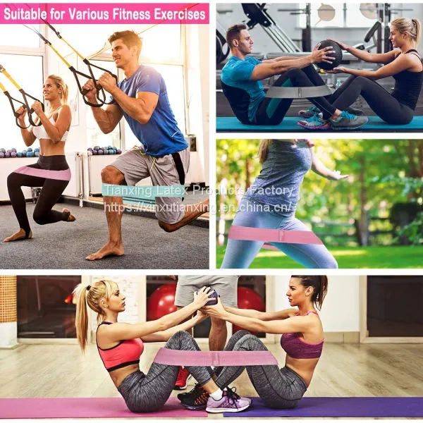 Custom Logo Stretch Fitness Loop Leg Training Hip Band photo-3