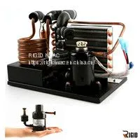 HVAC Portable Outdoor Condensing Unit With Tiny Heat Pump Compressor for Refrigeration Cycle System