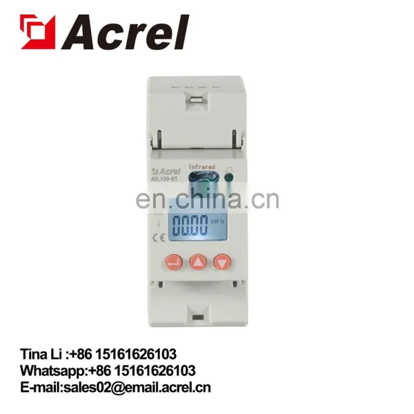 Acrel ADL100-ET The Power Distribution Cabinet Multi Tariff Energies Din Rail Single Phase Electircal Meter photo-6