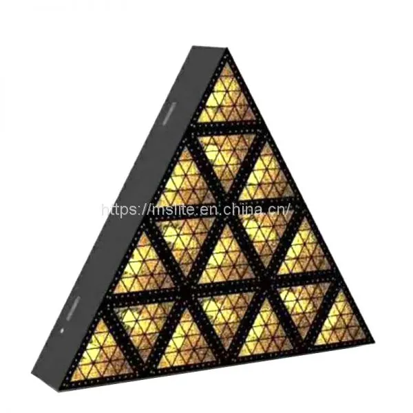 Triangle Matrix Lamp DMX512 LED Stage Effect Lights Night Club DJ Party Event Disco Equipment photo-2